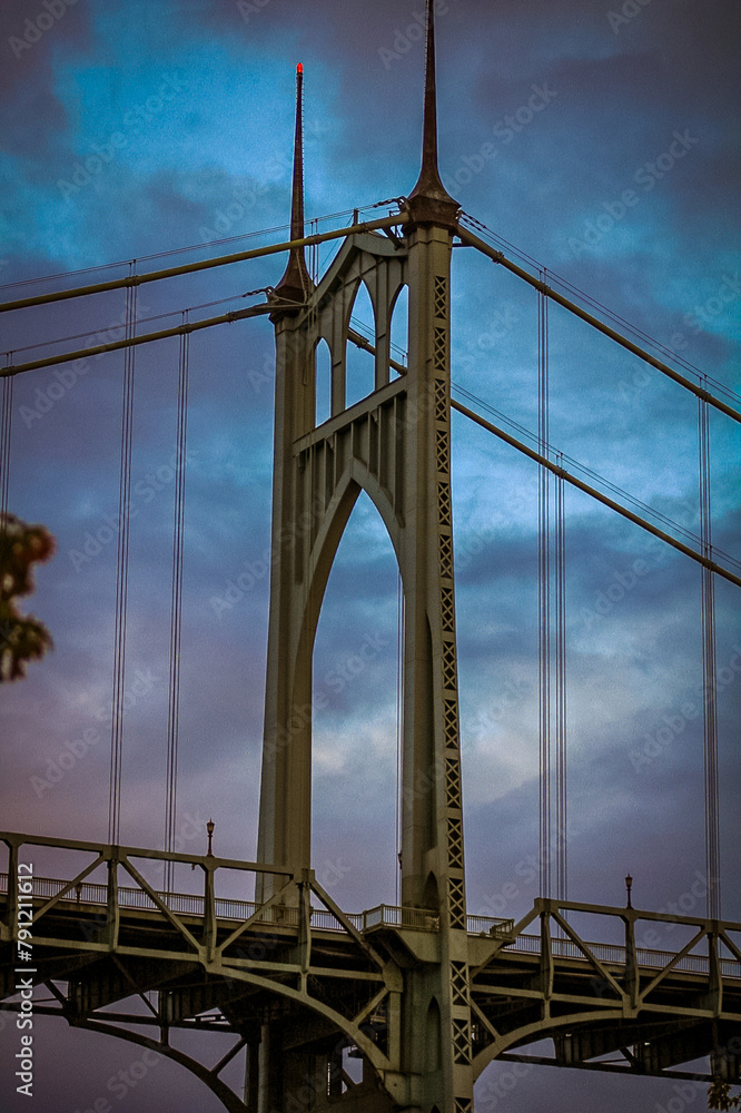 Obraz premium city bridge city