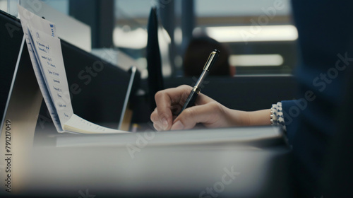 Taking Notes: Handwriting in Cubicle