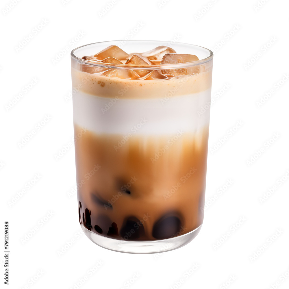 Delicious Macchiato coffee Isolated On White Background Delicious Macchiato coffee Isolated On White Background