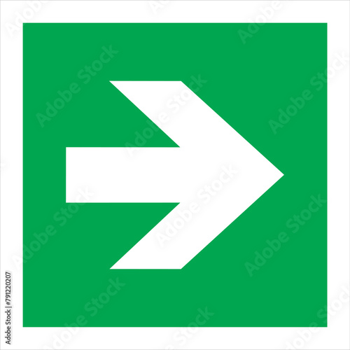 E005 Direction arrow 90? to t...