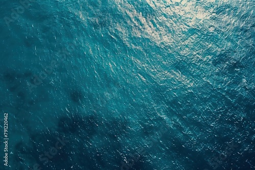 sea from drone. Ocean (water) Surface. water texture. Sea surface aerial view - generative ai