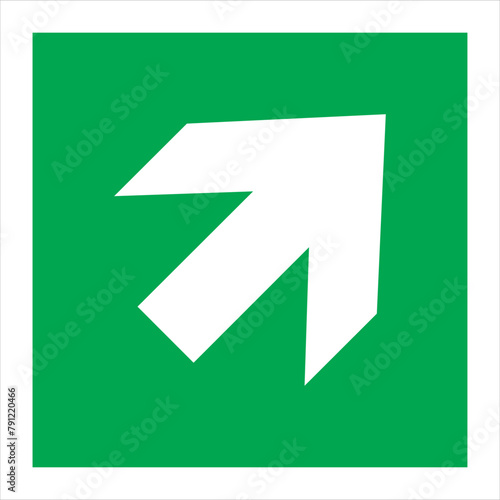 E006 Direction arrow 45? top ...