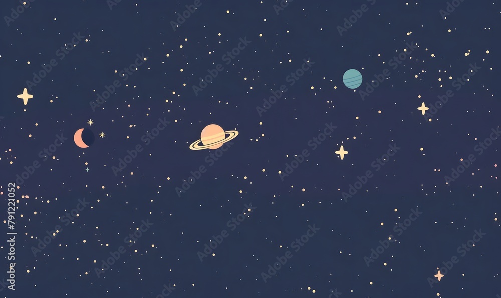 deep space illustration, Generative AI deep space illustration, Generative AI