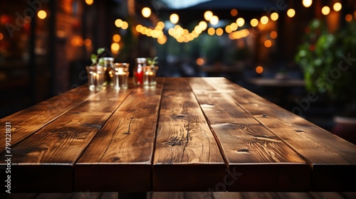 Cozy Outdoor Cafe Setting