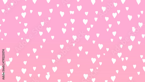 pink hearts background for webtoon