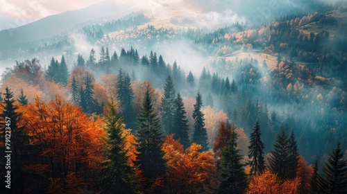 Autumn Mountain Forest