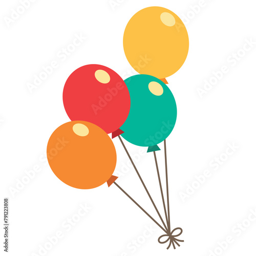 Floating balloons set