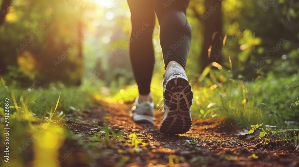 A person exercising outdoors showcasing how physical activity can alter gene expression through epigenetics. . A person exercising outdoors showcasing how physical activity can alter gene expression through epigenetics. .