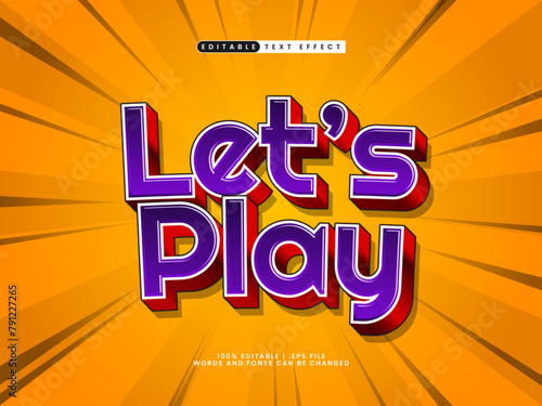 let's play editable text effect in game style