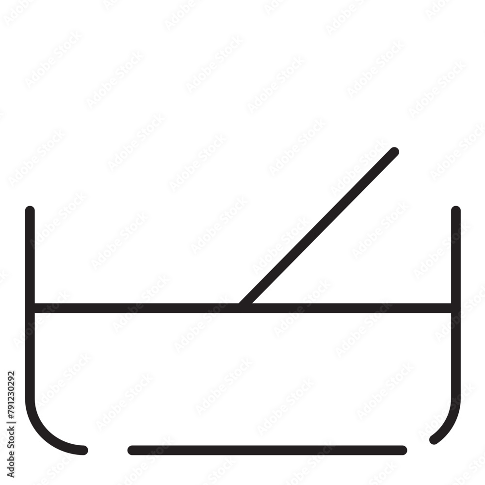 Kitchen Pan Pot Line Icon Kitchen Pan Pot Line Icon
