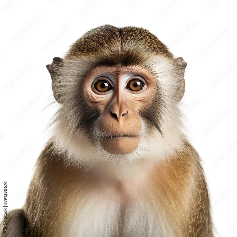 Amazing Monkey Isolated On White Background Amazing Monkey Isolated On White Background