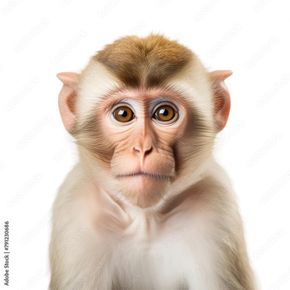 Amazing Monkey Isolated On White Background Amazing Monkey Isolated On White Background