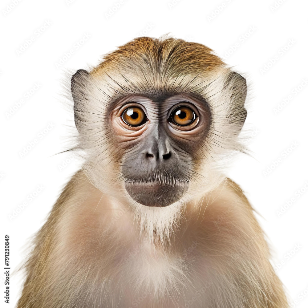 Amazing Monkey Isolated On White Background Amazing Monkey Isolated On White Background