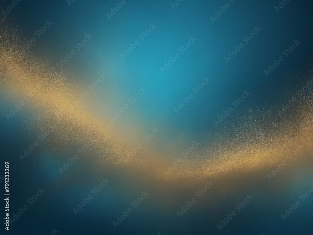 blurry blue gold abstract gradient background