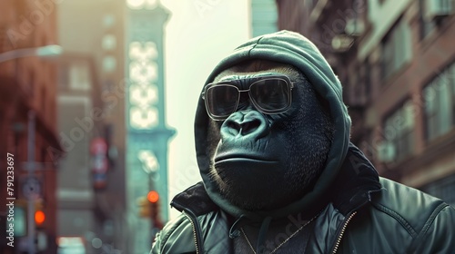 GORILLA URBAN OUTFIT IN THE CITY