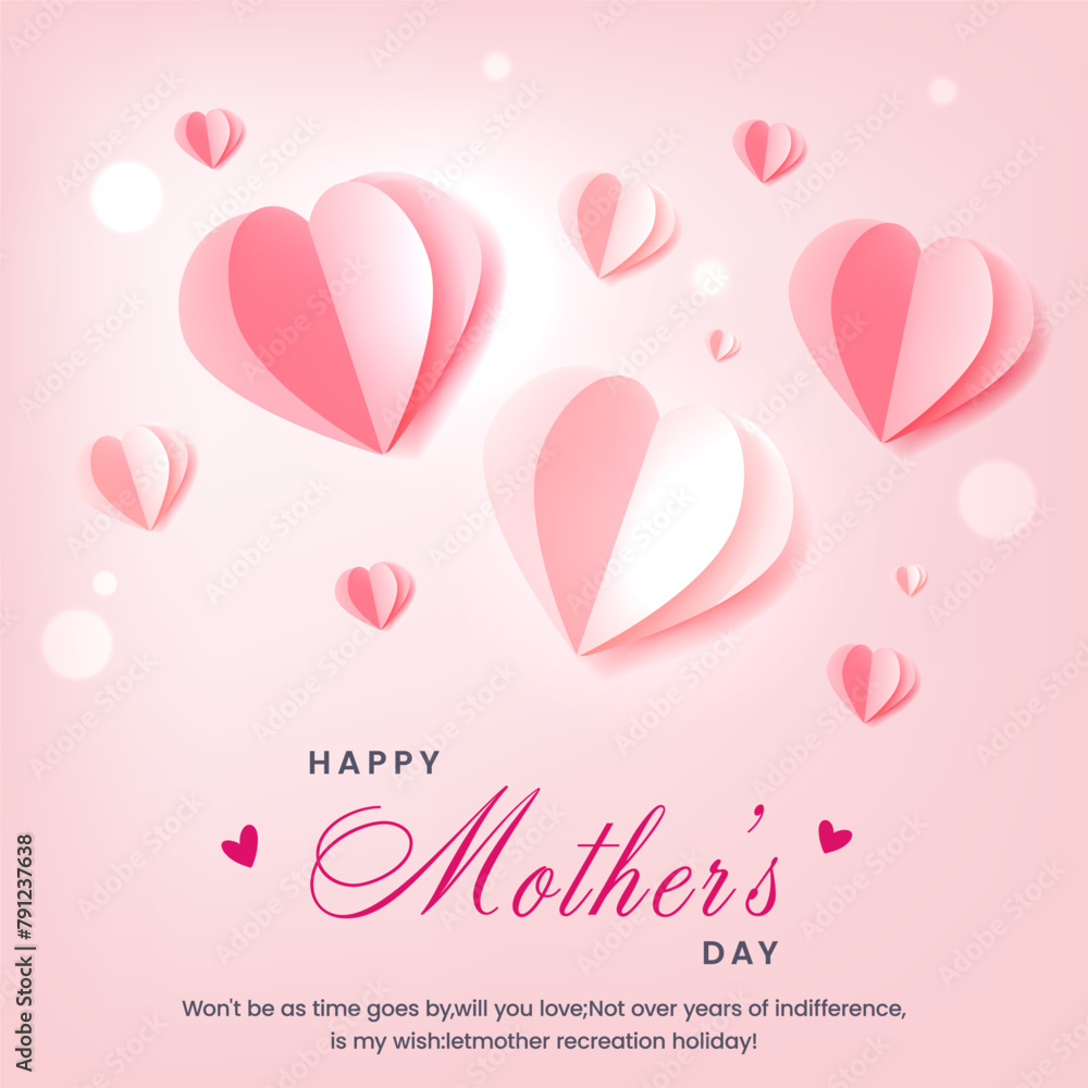 Elegant Mother's Day greeting design template
