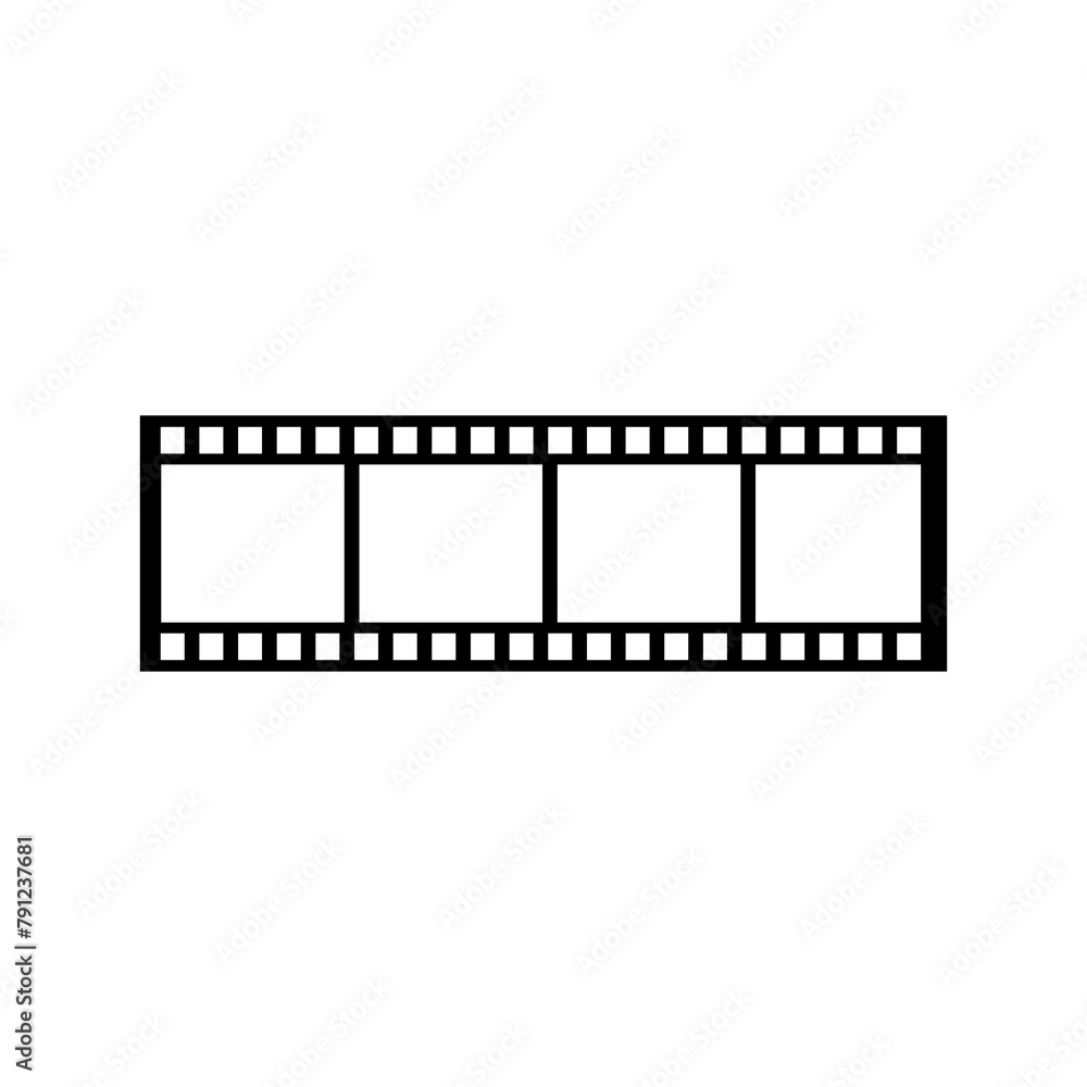 cinematographic tape icon. film icon. for web and app on white background..eps