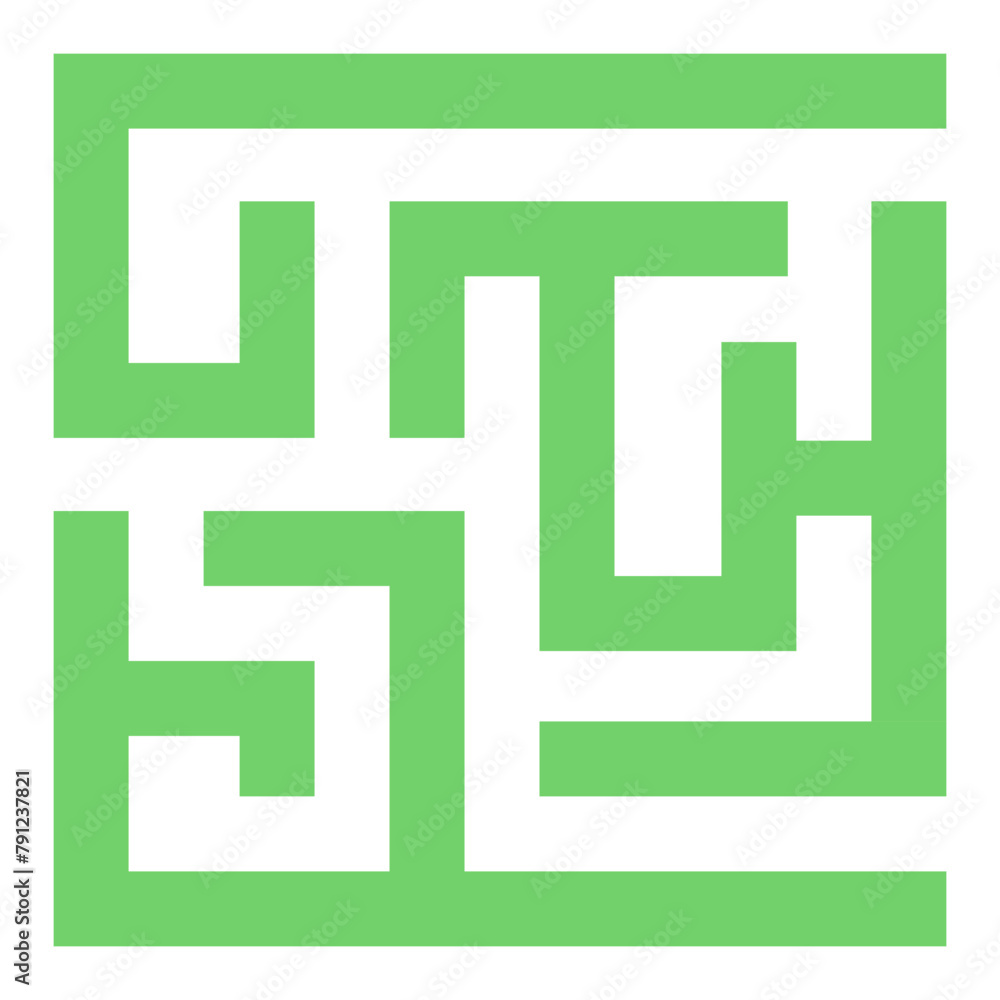 Obraz premium Simple Maze Geometric