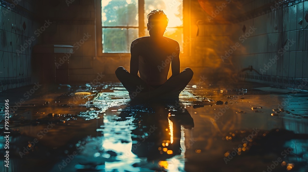 Person suffering from depression who sit alone should be cared by those around them, this is important factor in helping them recover from depression. Listening and giving advice are also important. Person suffering from depression who sit alone should be cared by those around them, this is important factor in helping them recover from depression. Listening and giving advice are also important.