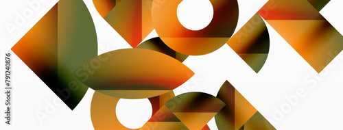 Vibrant geometric shapes resembling petals in liquid art form a pattern against a white background in this closeup macro photography of terrestrial plants. Glasslike quality adds to the beauty