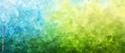 Multicolor gradient hand . Abstract pastoral lansdcape blue and green shades watercolor background,Abstract Background With Smooth Gradient Color. For Brochure, Banner, Wallpaper, Mobile Screen photo