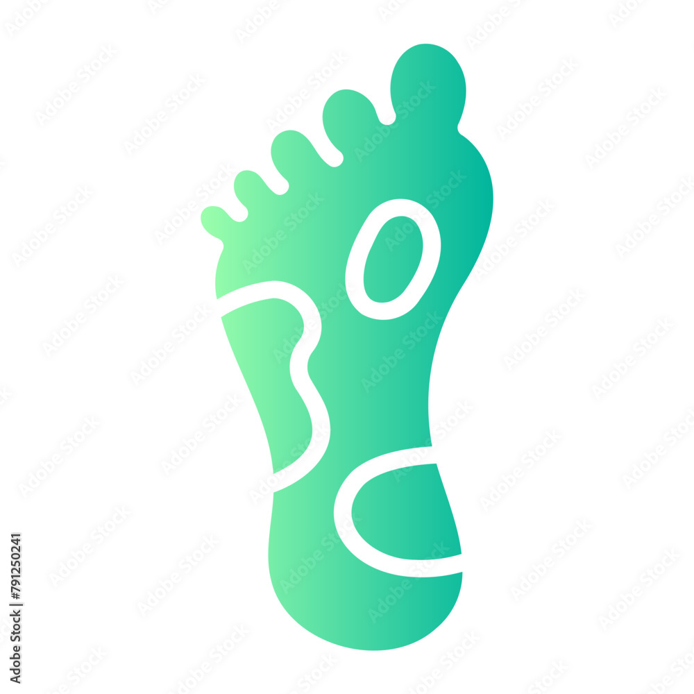 reflexology Gradient icon reflexology Gradient icon