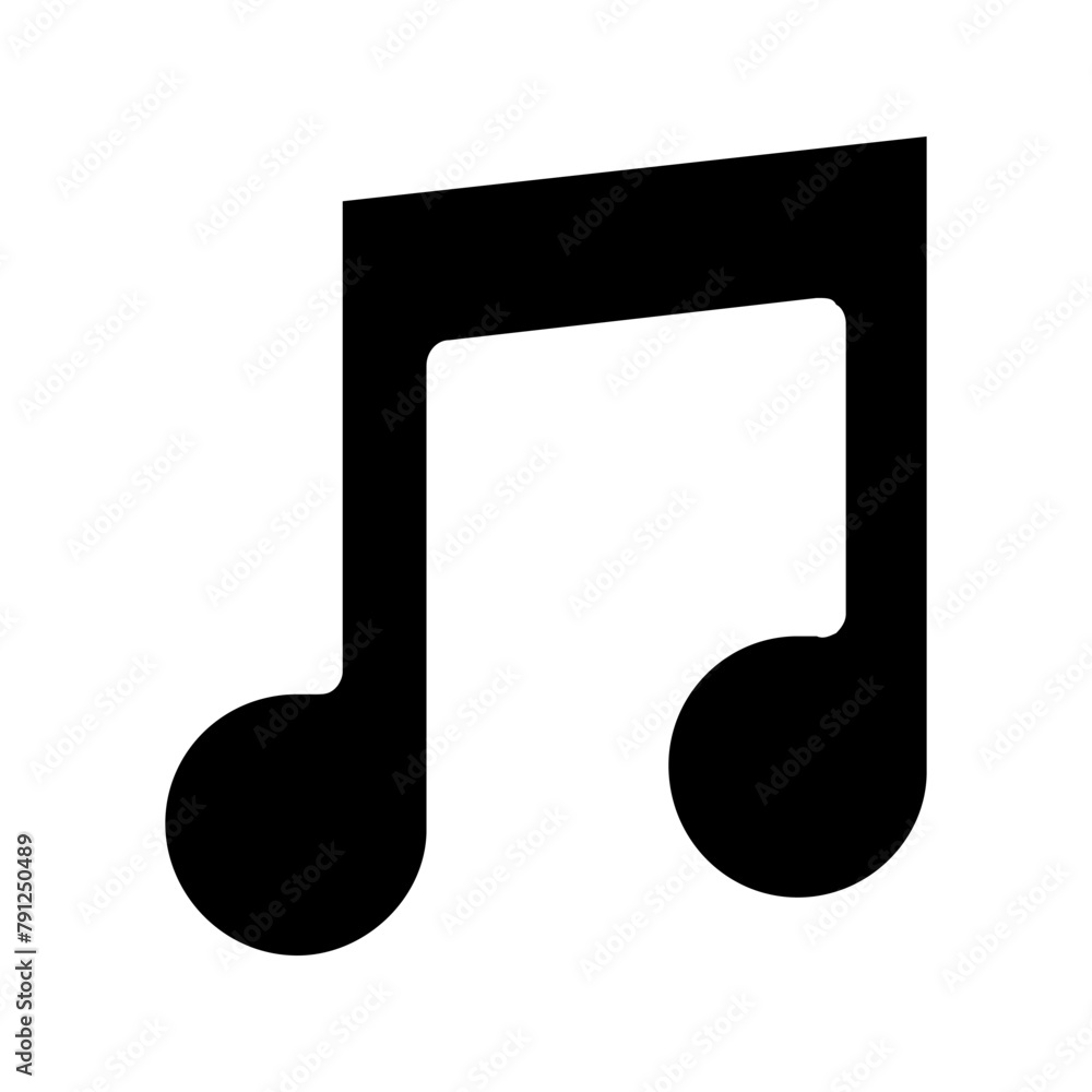 Vector Music note - Vector icon. Tone music Vector Music note - Vector icon. Tone music