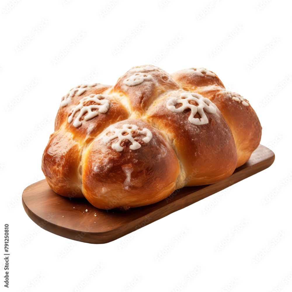 Yummy sweet bread Isolated On White Background Yummy sweet bread Isolated On White Background