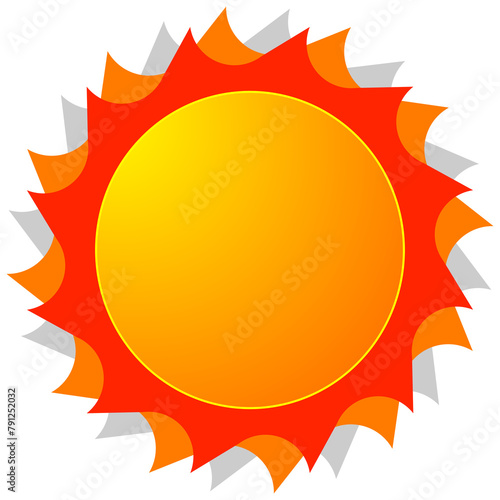 icon or symbols of the circle fire hole
