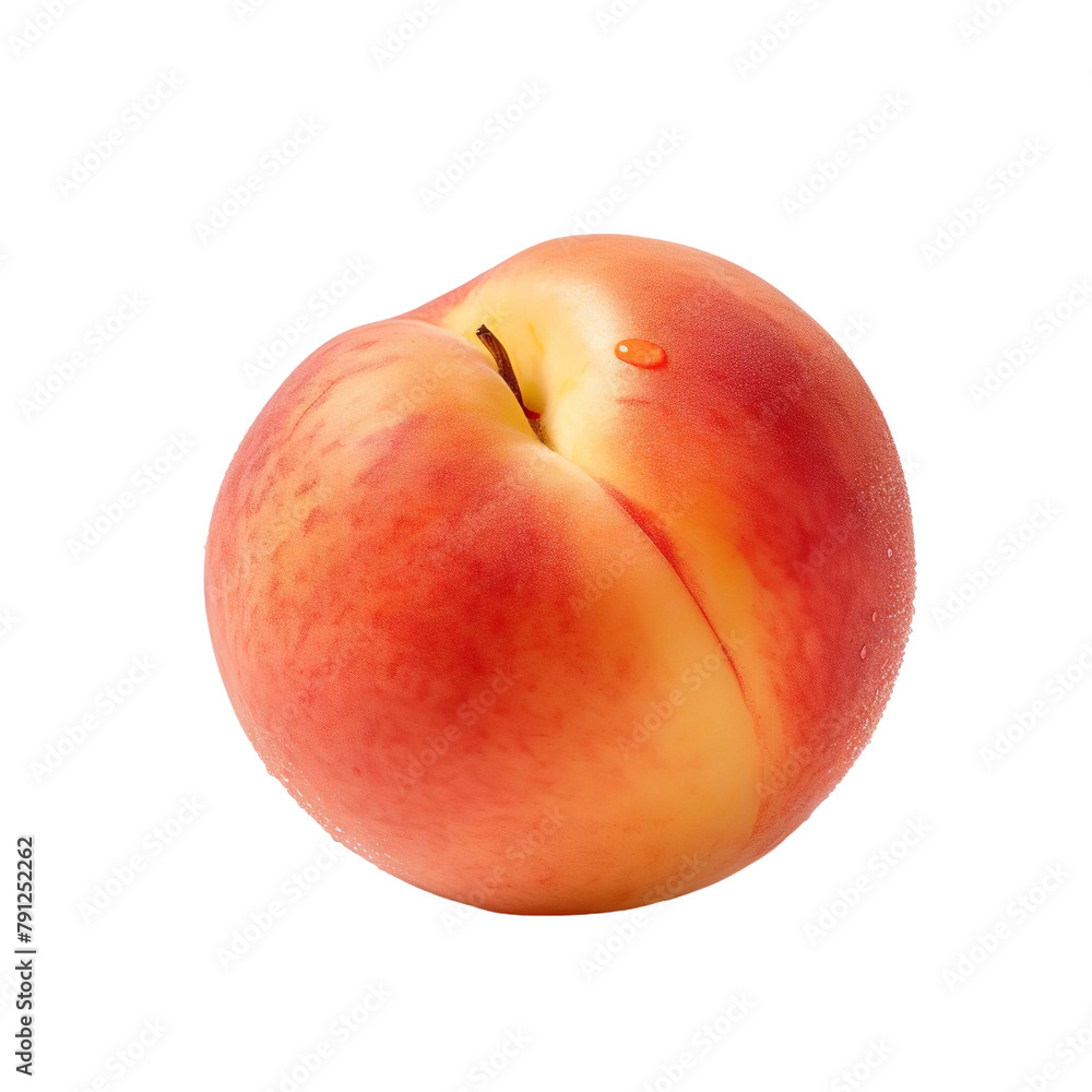Tasty Peach Isolated On White Background Tasty Peach Isolated On White Background