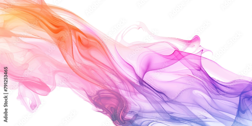 Colorful abstract smoke vector background