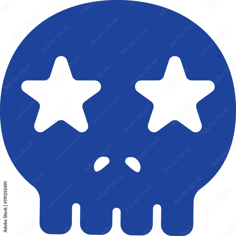 Obraz premium US skull Decoration Illustration