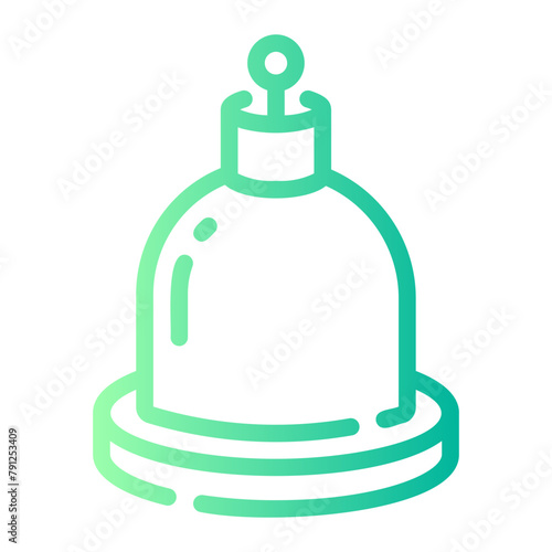 cupping Line Gradient Icon
