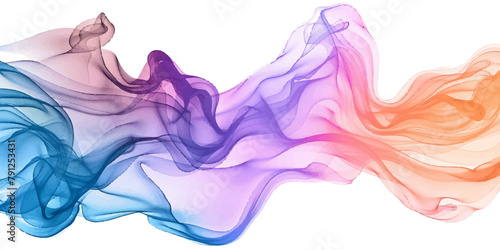Colorful abstract smoke vector background