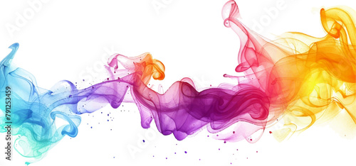 Colorful abstract smoke vector background