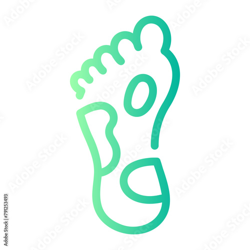 reflexology Line Gradient Icon