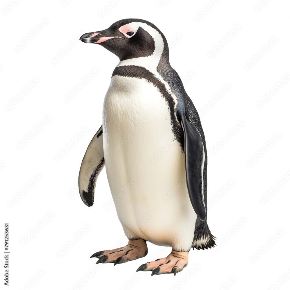 Beautiful Penguin Isolated On White Background Beautiful Penguin Isolated On White Background