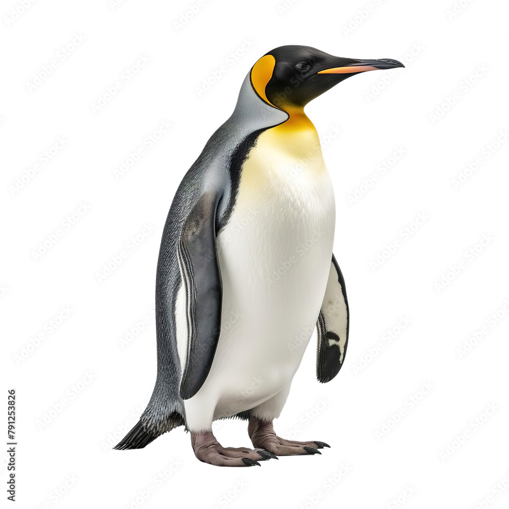 Beautiful Penguin Isolated On White Background Beautiful Penguin Isolated On White Background