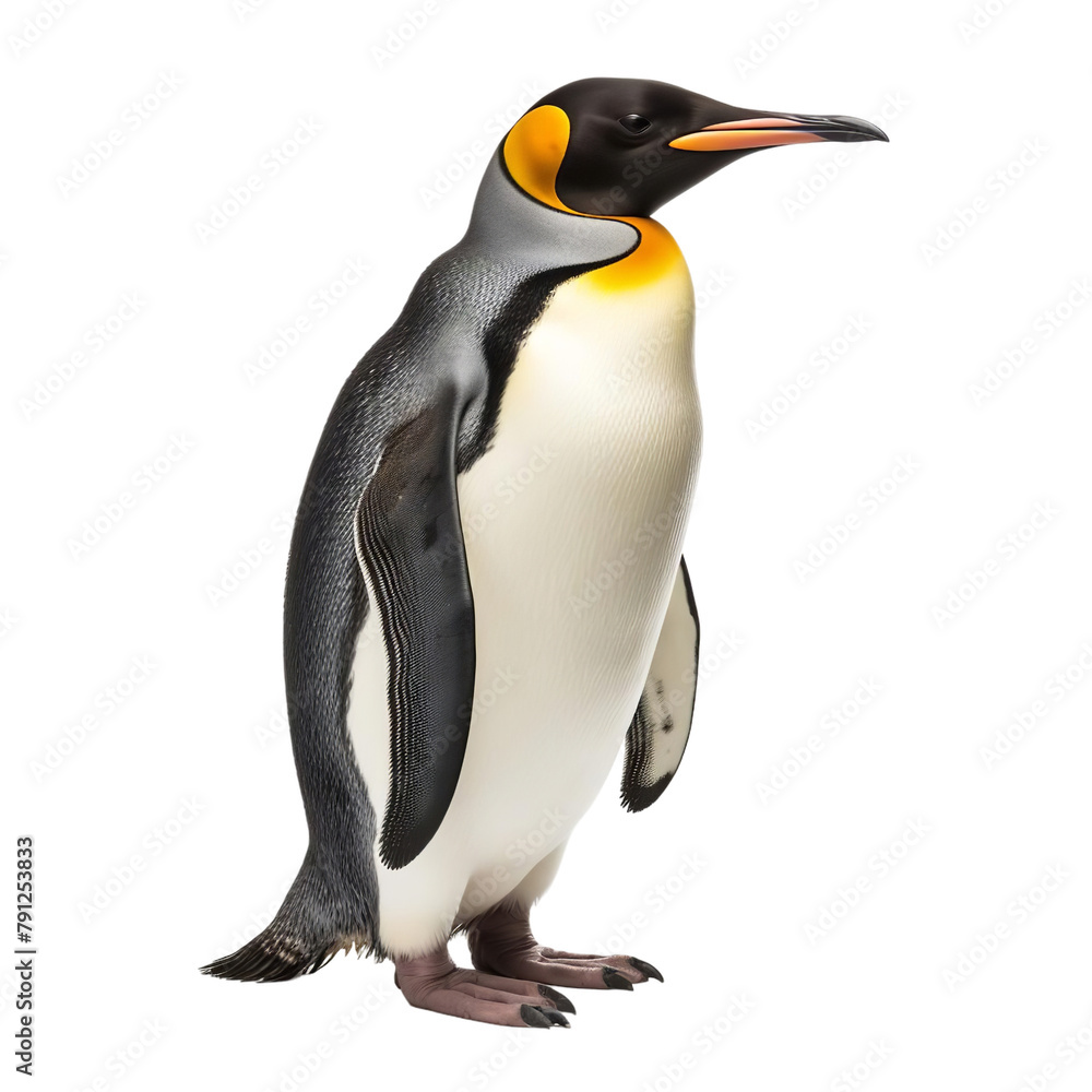 Beautiful Penguin Isolated On White Background Beautiful Penguin Isolated On White Background