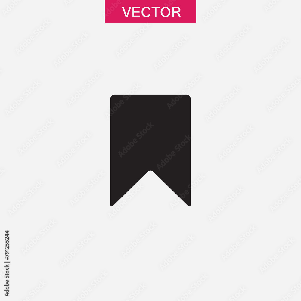 Bookmark icon vector, simple flat trendy style illustration on white background..eps Bookmark icon vector, simple flat trendy style illustration on white background..eps
