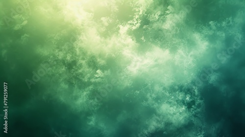 Abstract green and blue gradient texture evoking tranquility and creativity