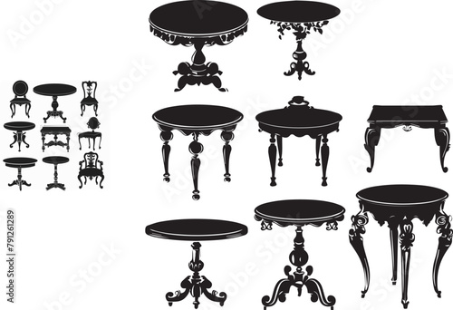 antique furniture set