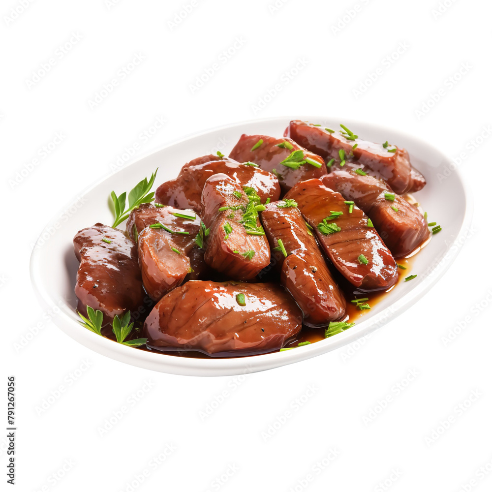 Tasty Pork meat Isolated On White Background Tasty Pork meat Isolated On White Background
