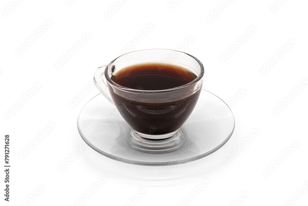 cups of black coffee isolated on background cups of black coffee isolated on background