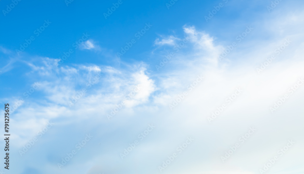 Sky Cloud Blue Background Paronama Web Cloudy summer Winter Season Day, Light Beauty Horizon Spring Brigth Gradient Calm Abstract Backdrop Air Nature View Wallpaper Landscape Cyan color Environment.