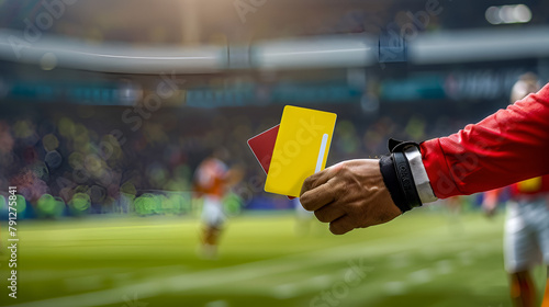 red and yellow cards in football,generative ai
