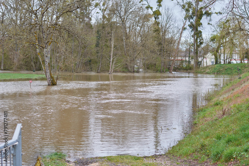 crue de la grande Sauldre à Clémont