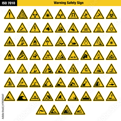 ISO 7010 Warning Safety Sign ...