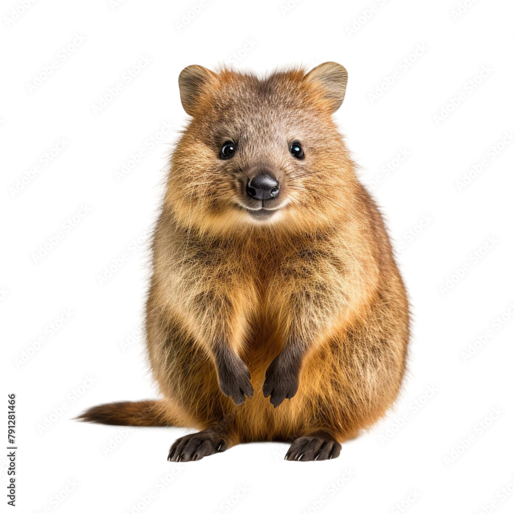 Amazing Quokka Isolated On White Background Amazing Quokka Isolated On White Background