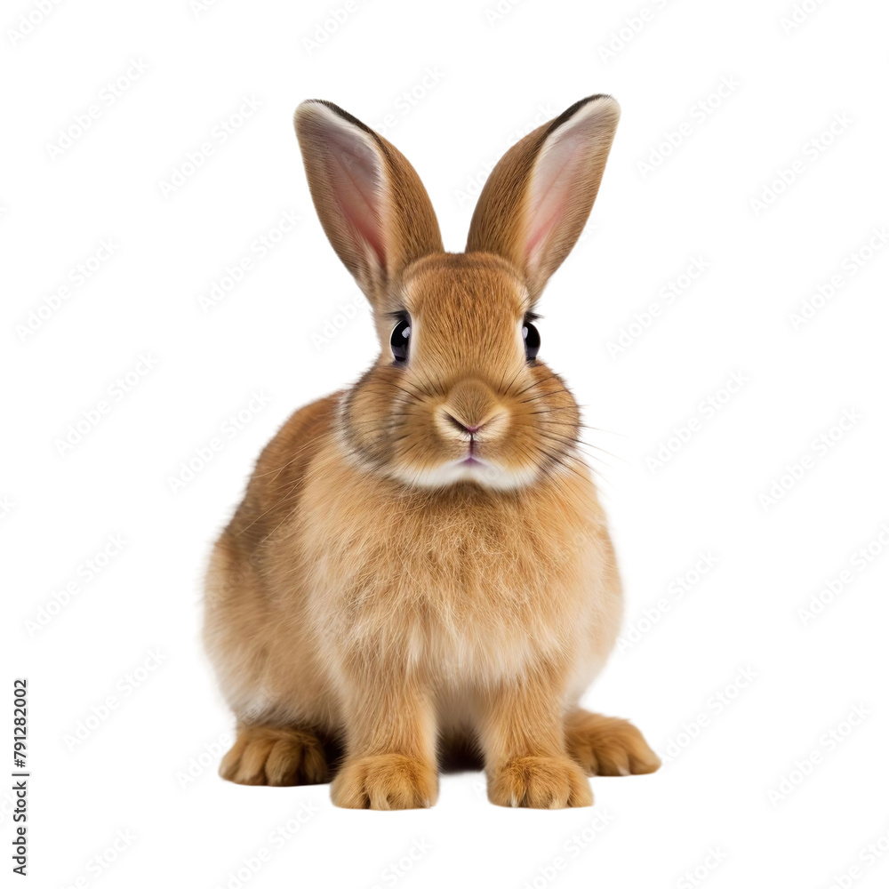 Beautiful Rabbit Isolated On White Background Beautiful Rabbit Isolated On White Background